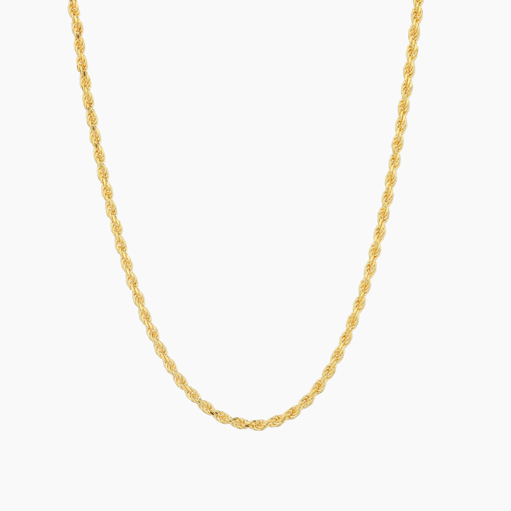 Rope Chain Necklace - 2mm | Dorado Fashion