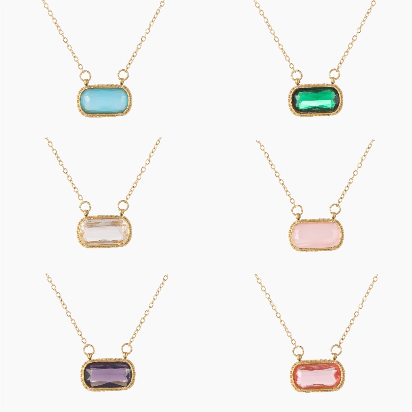 Stone Pendant Necklace