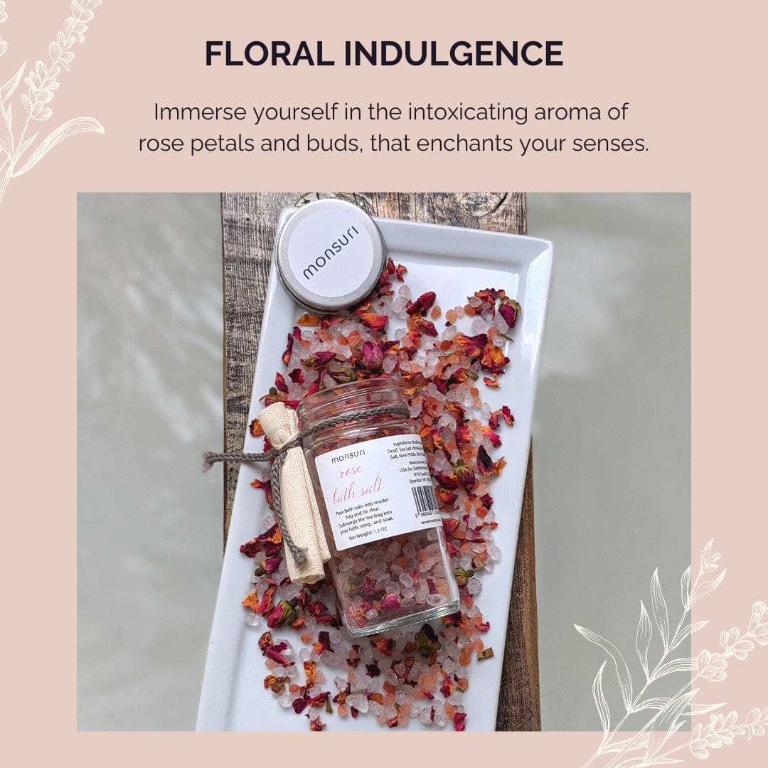 Rose Herbal Bath Salts