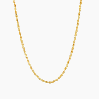 Rope Chain Necklace - 2mm | Dorado Fashion