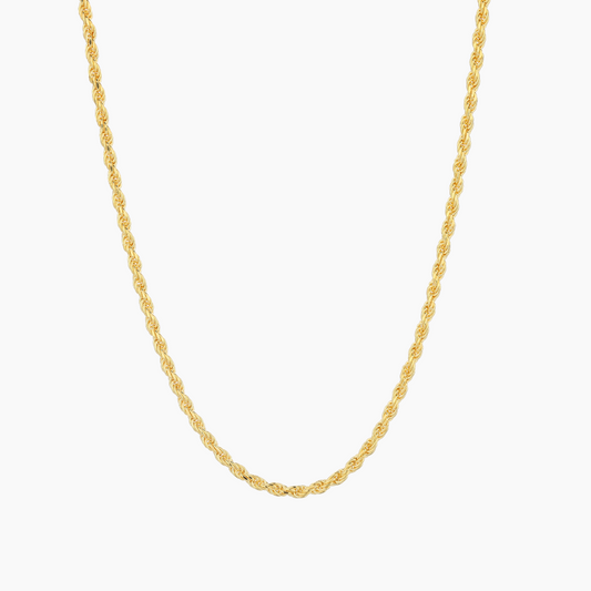 Rope Chain Necklace - 2mm | Dorado Fashion