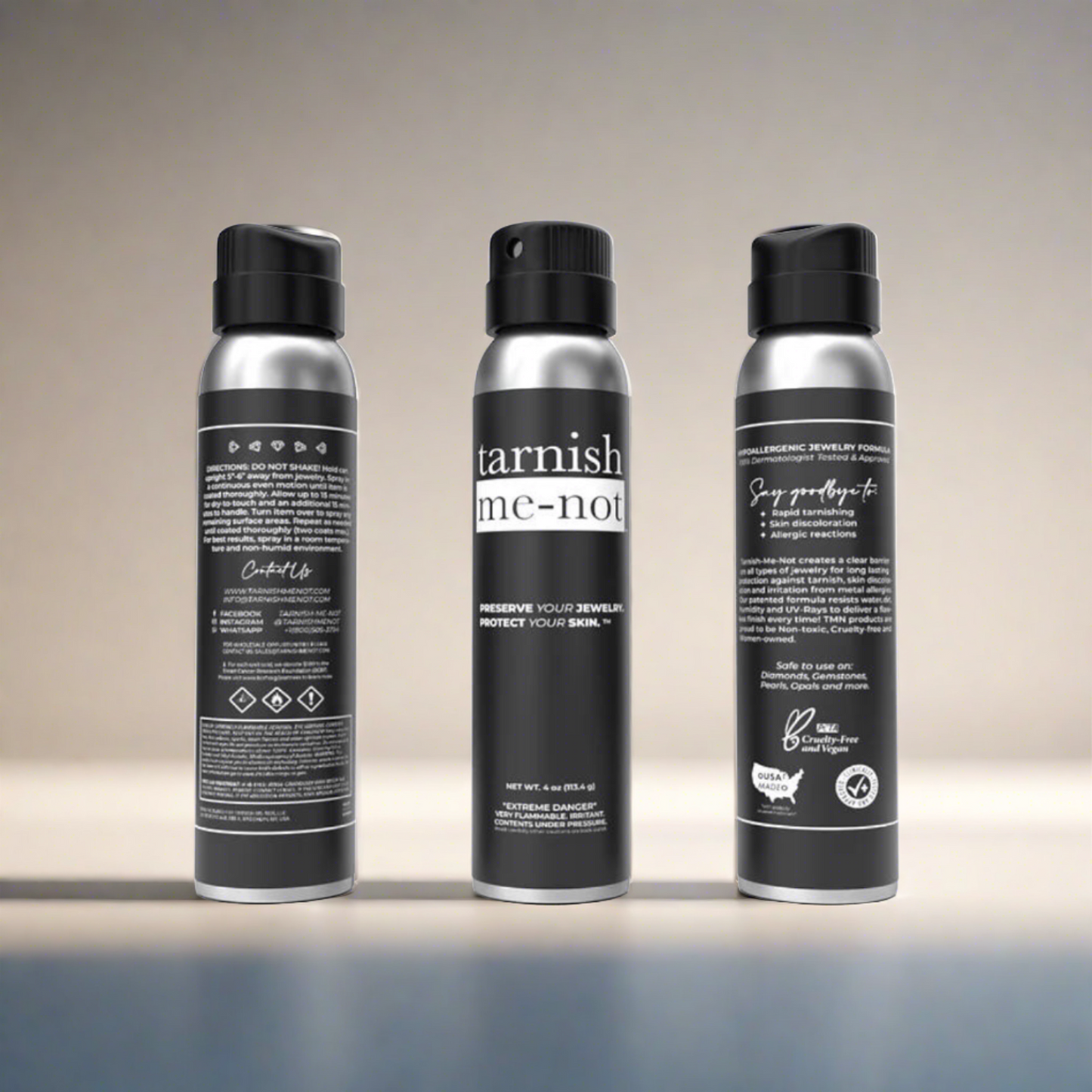 Tarnish-Me-Not® - Anti-Allergy Jewelry Spray