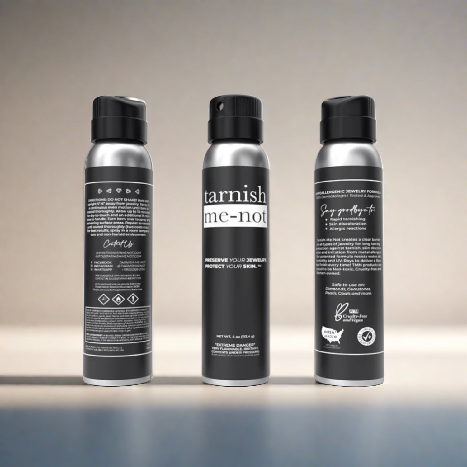 Tarnish-Me-Not® - Anti-Allergy Jewelry Spray