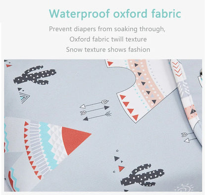 Waterproof and Reusable Baby Diaper Bag