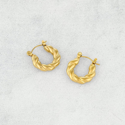 Twist Hoop Earrings