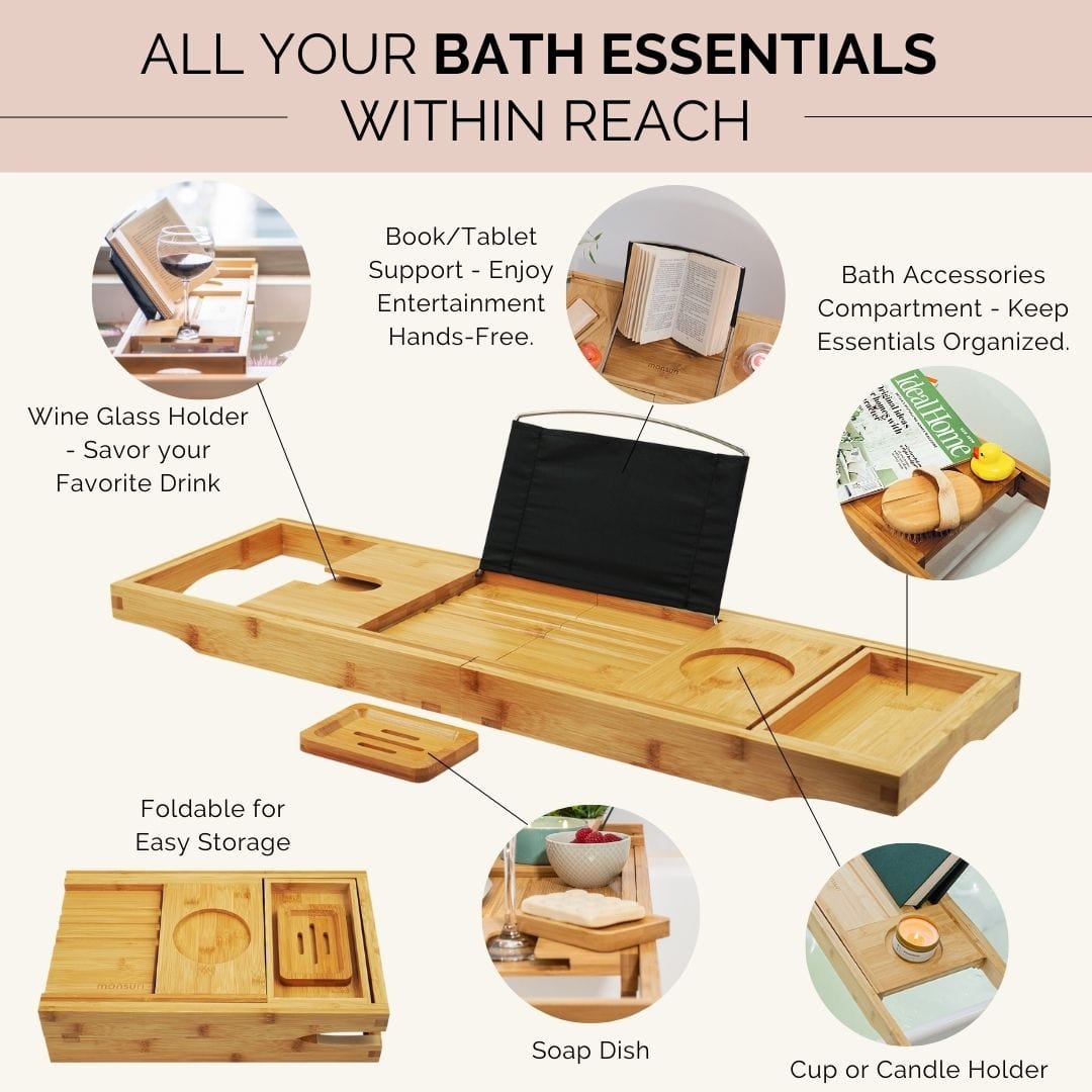 Bath Tray and Bath Pillow