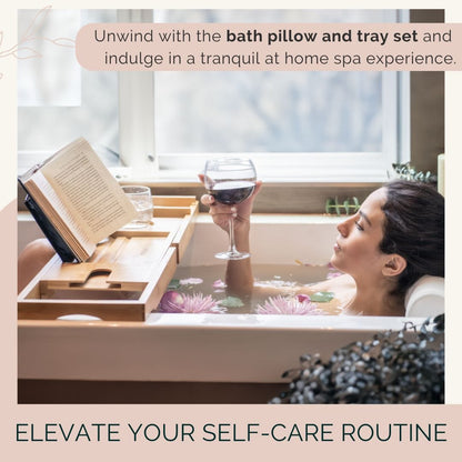 Bath Tray and Bath Pillow