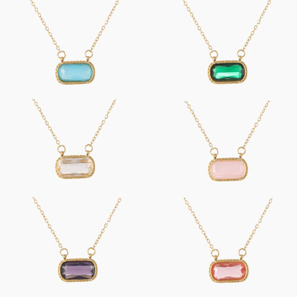 Stone Pendant Necklace